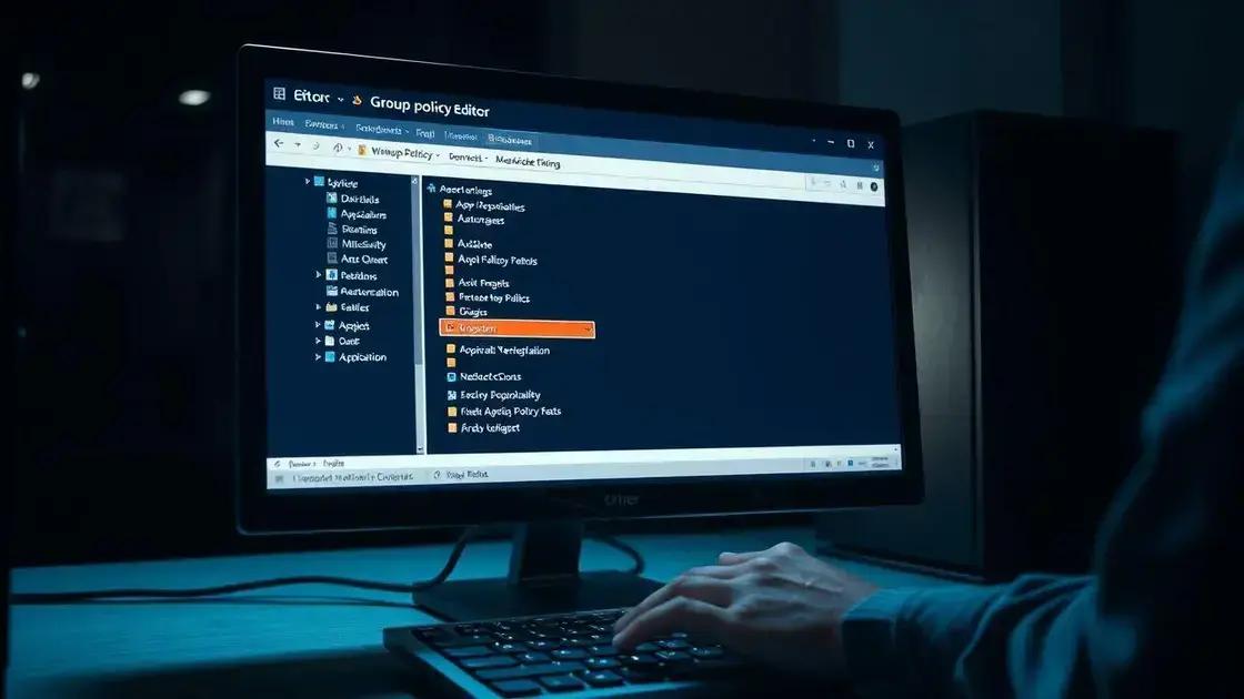 Navigating the Group Policy Editor for app removal Navigating the Group Policy Editor for app removal